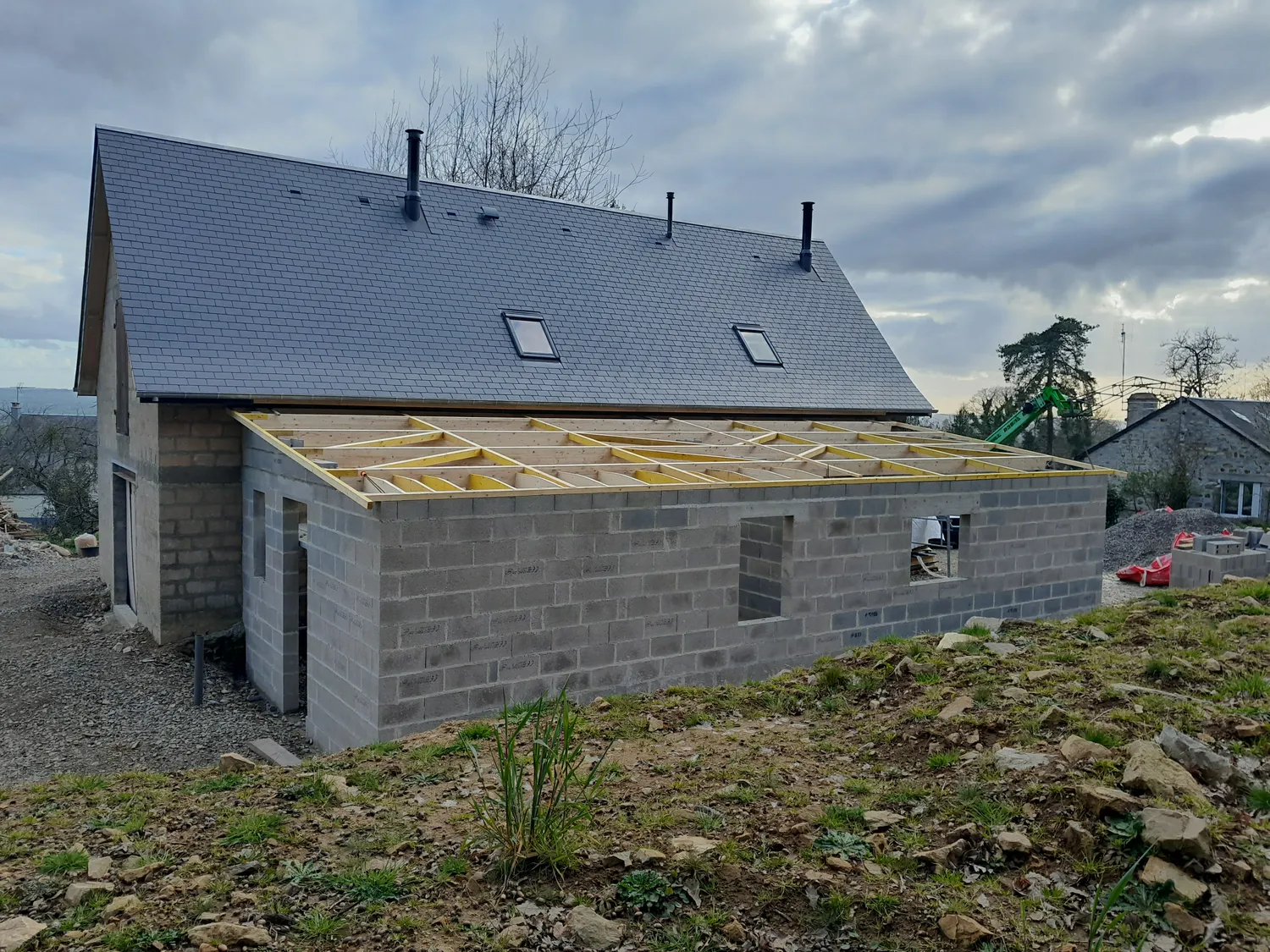 agrandissement de maison fougerolles du plessis