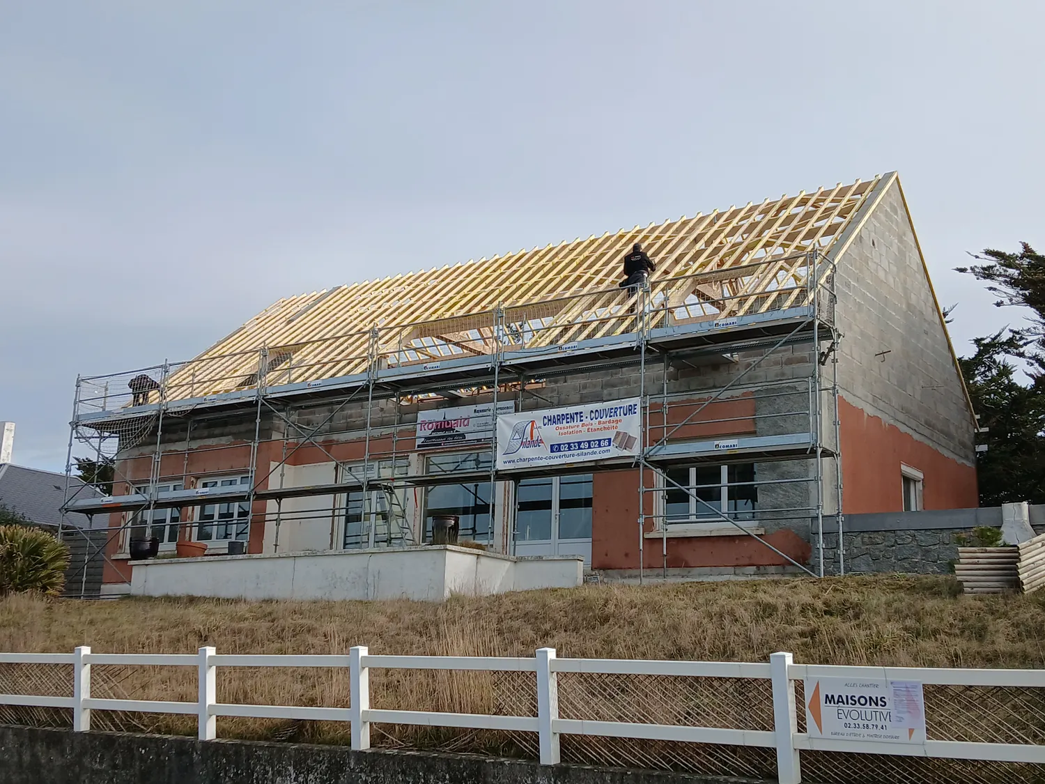 agrandissement de maison louvigne du desert