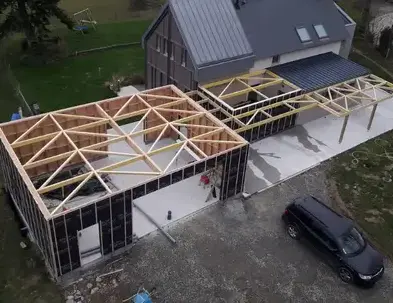 installation de carport Landivy-3