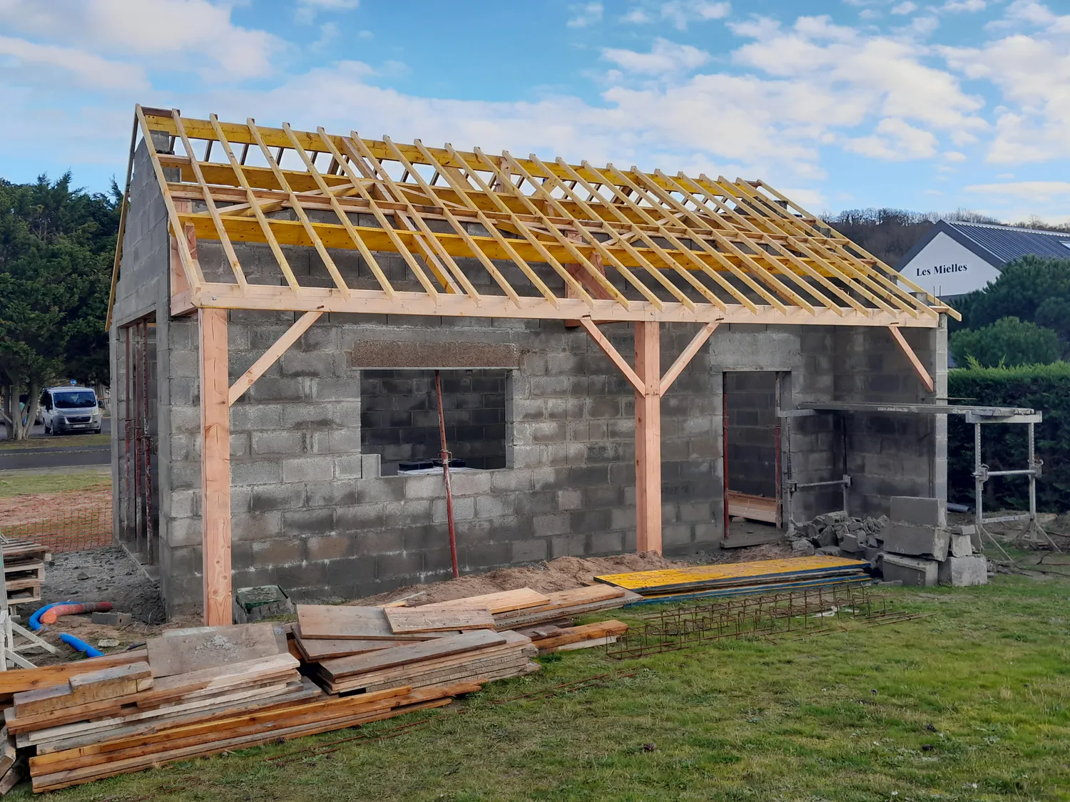 installation terrasses bois grandparigny