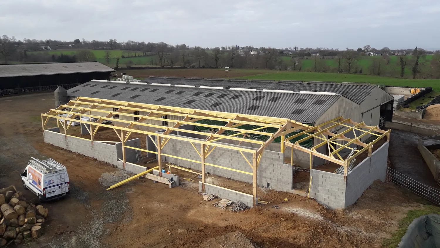 installation terrasses bois grandparigny